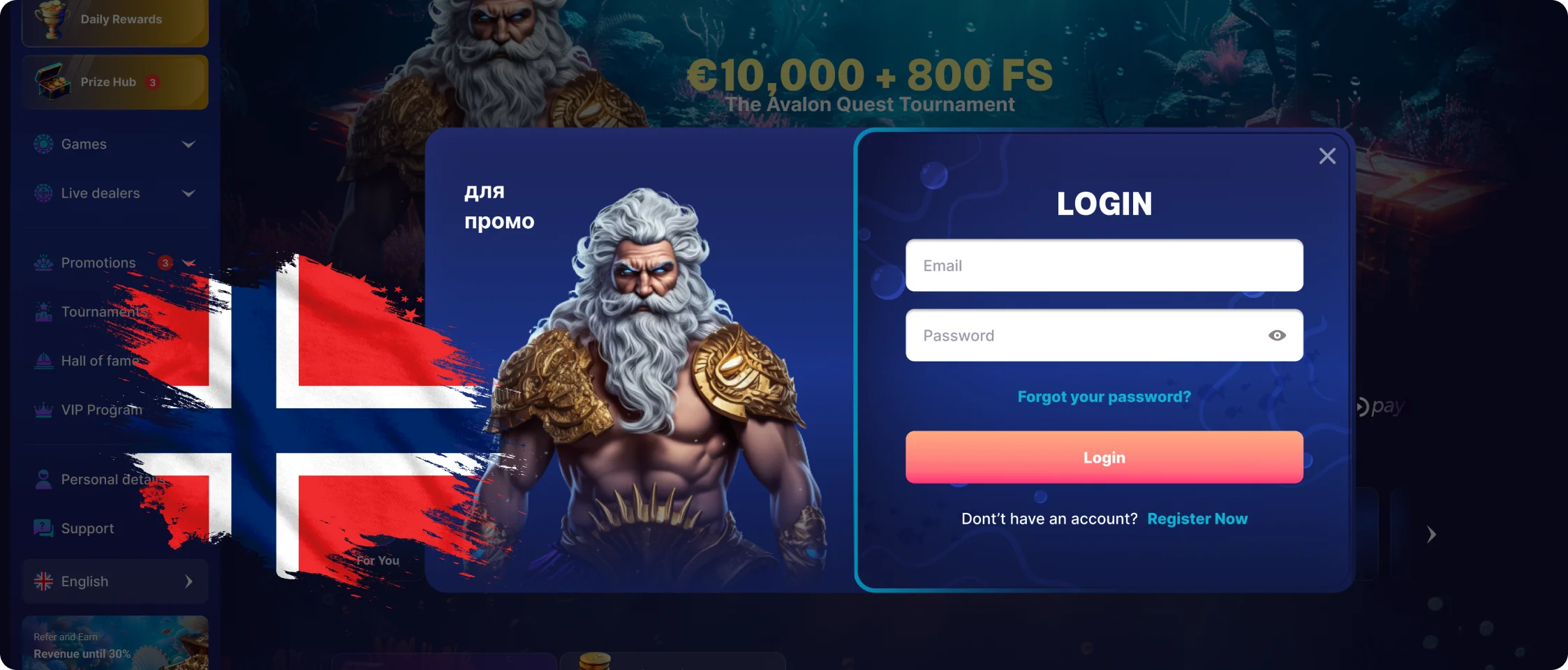 Triton Slots Online Kasino